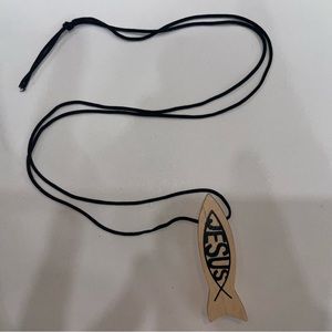Jesus fish necklace